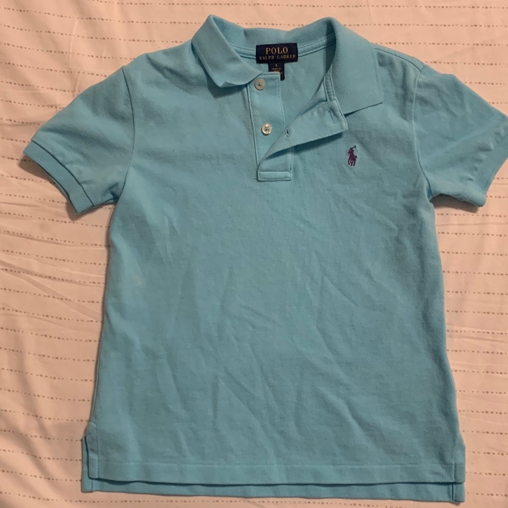 Boy’s Aqua Polo Shirt